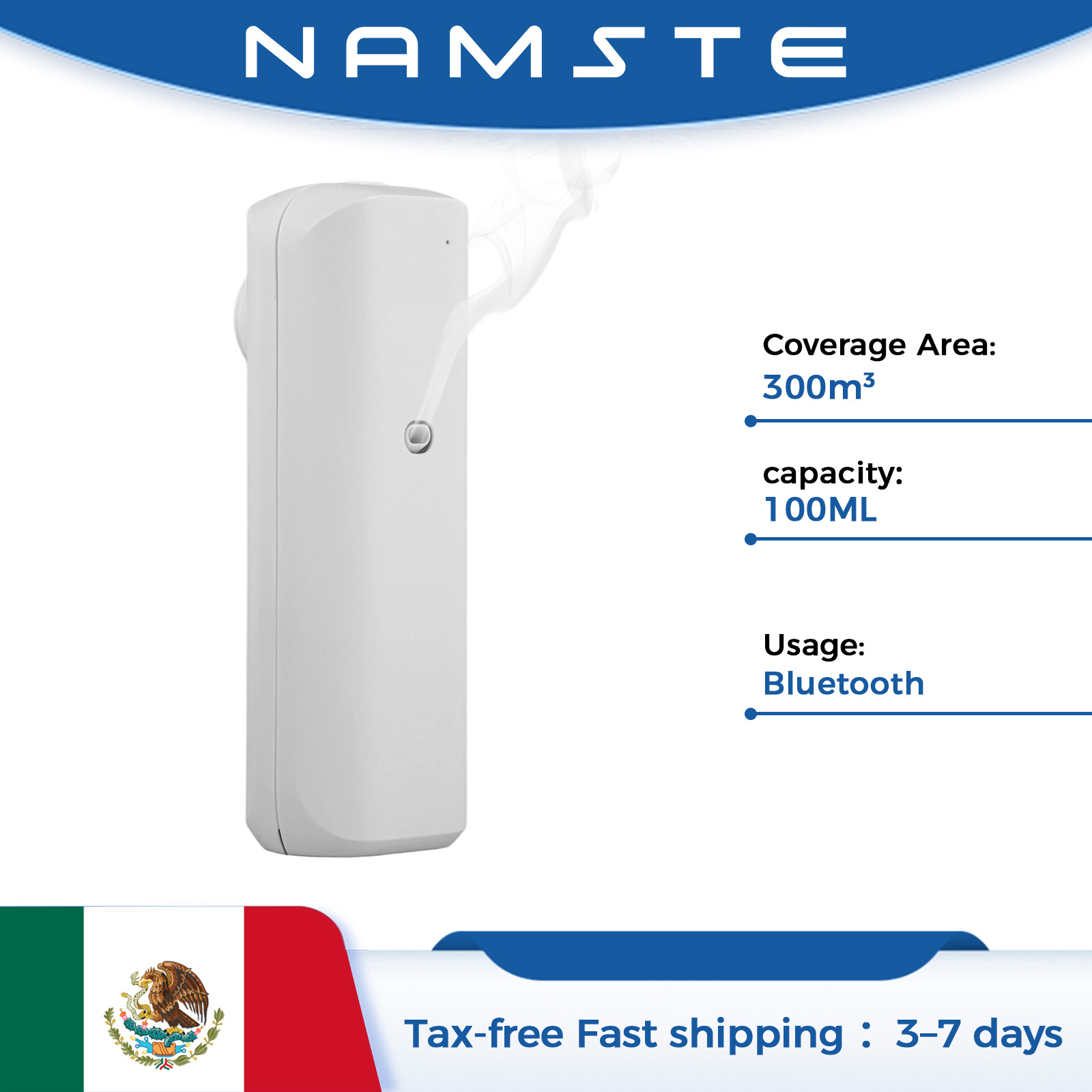 Home Fragrance And Diffuser - Аромадиффузор NAMSTE с Bluetooth, диффузор для